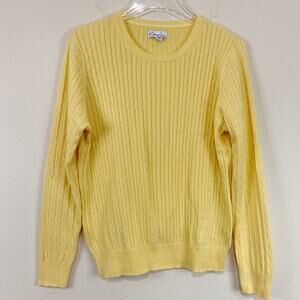 Kim Rogers | Cable Knit Sweater Sz PL